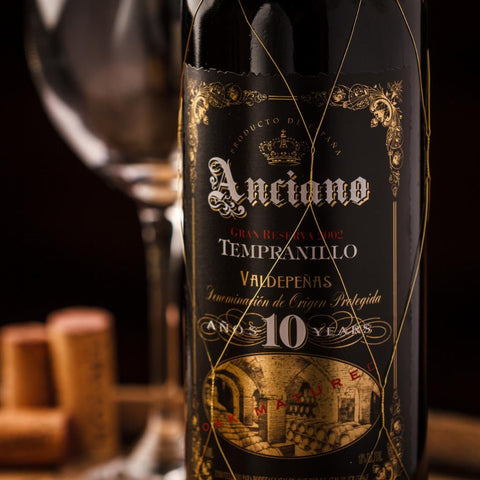 Anciano 10 Years <br />2002 Vintage <br />GRAN RESERVA
