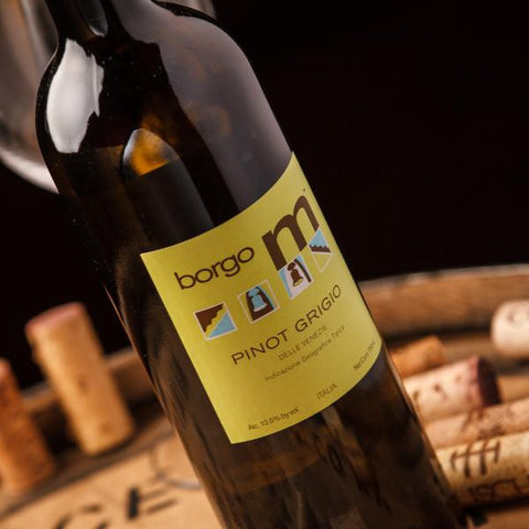 BORGO M <br />PINOT GRIGIO <br />FRIULI ITALY