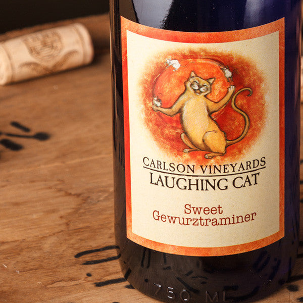 Carlson Vineyards <br />Laughing Cat <br />Sweet Gewurztraminer