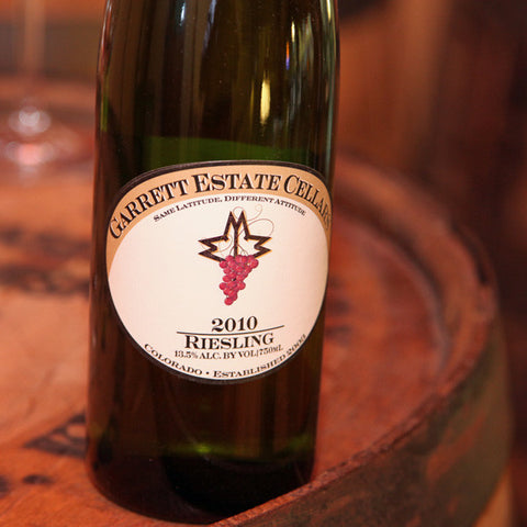 Garrett Estate Cellers <br />Riesling <br />Olathe Colorado