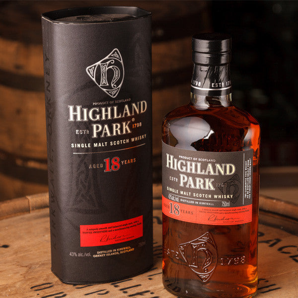 Highland Park  <br />18 Year Old <br />Single Malt Whiskey