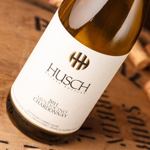 HUSCH <br />CHARDONNAY <br />MENDOCINO CALIFORNIA